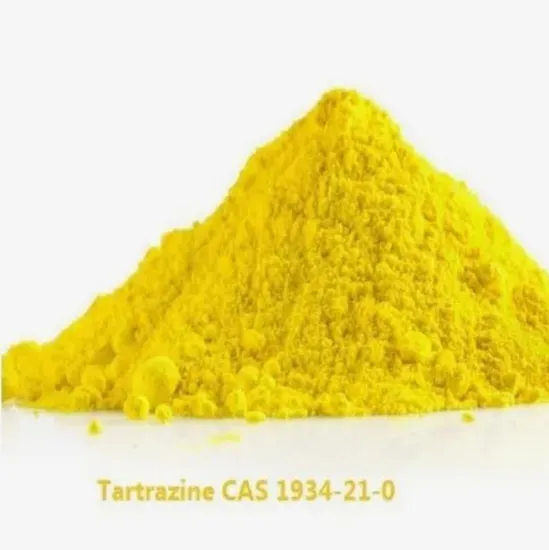 Pigmentos Naturais de Alta Qualidade Tartrazina em Pó Amarelo Limão Tartrazina Cor Alimentar
